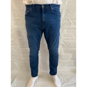 Rugby University Men's  40x32 Comfort Stretch Merit Blue Denim Jeans (1496)